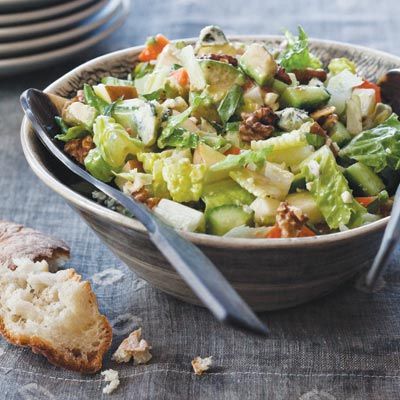 Chopped Salad with Blue Cheese Dressing