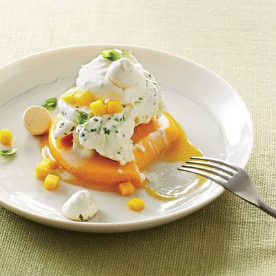 Mango Basil Vacherin