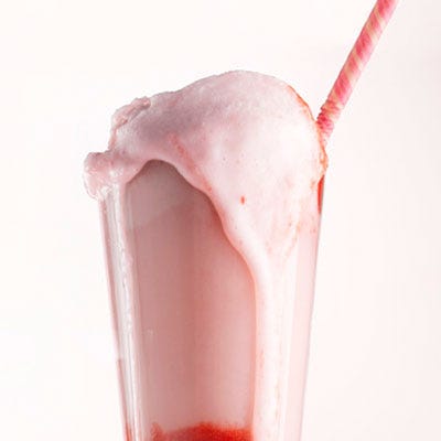 Strawberry Ice Cream Float