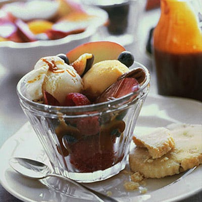 Summer Fruit Sundaes