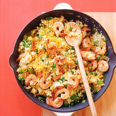 Skillet Shrimp with Couscous