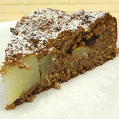 Pear Gingerbread Cake