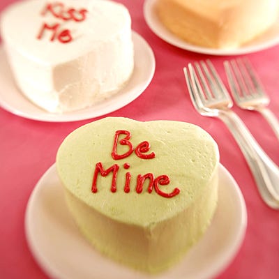 Mini Heart-Shaped Cake