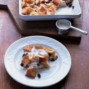 <p>This warm bread pudding recipe transforms day-old bread — plus eggs and cream — into an indulgence. This version has Creole roots, with cubes of baguette and a sauce that's flavored by a healthy dose of bourbon.</p><br />

<b>Recipe:</b> <a href="/recipefinder/louisiana-bread-pudding-whiskey-sauce-recipe-mslo0711" target="_blank"><b>Louisiana Bread Pudding with Whiskey Sauce</b></a>