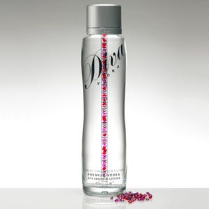 <p><b>$70-$1,060,000 per bottle.</b></p><br /><p>Diva Vodka is wheat-based, triple distilled, filtered through Nordic birch charcoal, and then filtered through precious gems. A glass tube runs through the center, filled with 48 crystals for garnishing. The crystals are prepared by hand and come in unique combinations, so that each bottle is tailored for its owner. Its price ranges depending on the semi-precious and precious stone content.</p>