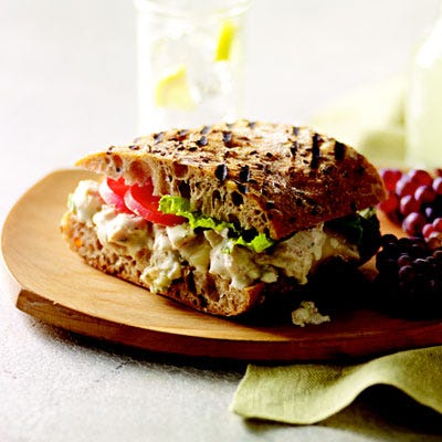 Caesar-Chicken Salad Panini