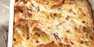 <p>The moist and fragrant casserole pastitsio combines béchamel (a sauce of butter, flour, and milk), pasta, ground lamb, tomato sauce, cheese, cinnamon, and nutmeg. Instead of béchamel, this version calls for stirring a ricotta mixture into the pasta before baking it.</p><p><b>Recipe: <a href="http://www.delish.com/recipefinder/greek-baked-pasta-recipe-a63b0fb1-59b9-43f1-8589b11161903fe3" target="_blank">Greek Baked Pasta</a></b></p>
