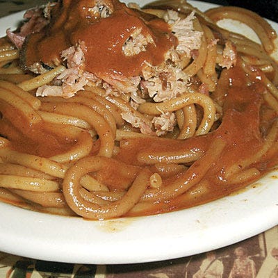 Bar-b-q Spaghetti