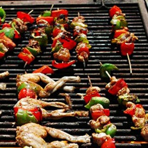 <p><b>Sacramento, July 14-31, 2011</b></p><br />

<p>After realizing that visitors to the California Exposition & State Fair wanted more adventurous foods, vendor George Sandefur changed his offerings from chicken to foods that "taste like chicken." Grilled python kebabs seasoned with Worcestershire sauce, liquid smoke, Old Bay, and lemon-pepper are a new favorite.</p>