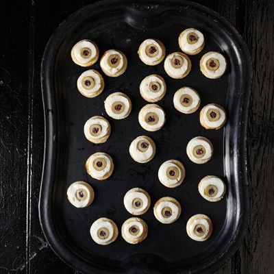 Scallop-and-Olive Eyeball Canapés
