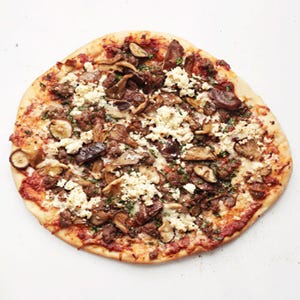 Sausage and Mushroom Pizza