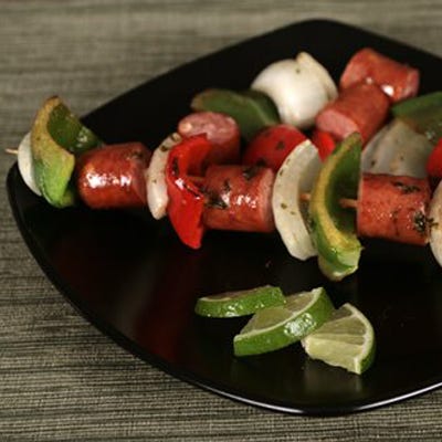 Fajita Turkey Pepper Jack Kabobs