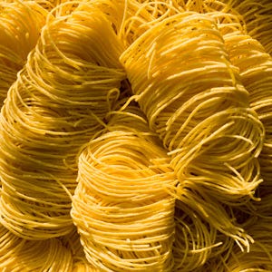 <p>Also called <i>capellini</i>, these superfine strands of pasta cook in a flash and absorb sauces quickly. At just 1/15 of an inch thick, angel hair is best paired with thinner broths and delicate cream sauces. </p><br />
<p><a href="/search/fast_search_recipes?search_term=angel+hair"><b>Find recipes with angel hair pasta</b></a></p>
<p><b>Have leftover angel hair?</b> Make this <a href="/recipefinder/capellini-frittata-1308"><b>Capellini Frittata</b></a></p>