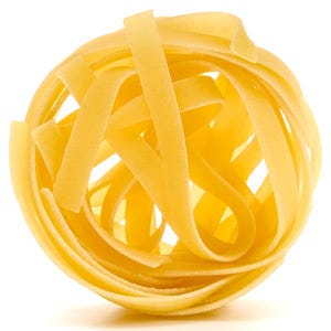 Pasta Tagliatelle <p>A specialty in Bologna, tagliatelle is a fresh flour and egg pasta that's rolled into thin sheets and cut into strips, which can vary in width from 3/4 to 1/8 inch. (The name comes from the Italian word <i>tagliare</i>, or "to cut.") Tagliatelle is the classic accompaniment for <a href=""/recipefinder/ragu-bolognese-recipe"">Bolognese ragù sauce</a>. It is sold both fresh and dried and can be found colored by different natural agents like spinach or squid ink.</p><br />
<p><a href=""/search/fast_search_recipes?search_term=tagliatelle""><b>Find recipes with tagliatelle</b></a></p>