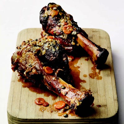 Veal Shanks with Lemon and Caperberries