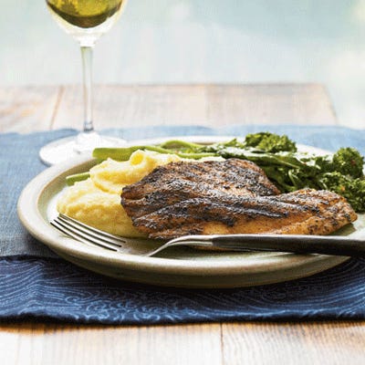 <p>Discover the wonders of smoked paprika with this easy and economical fish dinner. Creamy polenta complements the full-flavored fish.</p><br />

<p><b>Recipe: <a href="/recipefinder/grilled-tilapia-parmesan-polenta-recipe-clt0312" target="_blank">Grilled Tilapia with Smoked Paprika and Parmesan Polenta</a></b></p>