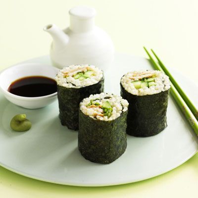 <p>Using brown rice in sushi is a great way to make the dish a little healthier.</p>
<p><strong>Recipe:</strong> <a href="../../../recipefinder/brown-rice-sushi-recipe-del0312" target="_blank"><strong>Brown Rice Sushi</strong></a></p>