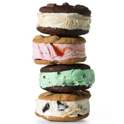 Chunky Monkey Madness Ice Cream Sandwiches