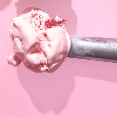 Sophisticated Strawberry Ice Cream - Delish.com sophisticated strawberry ice cream