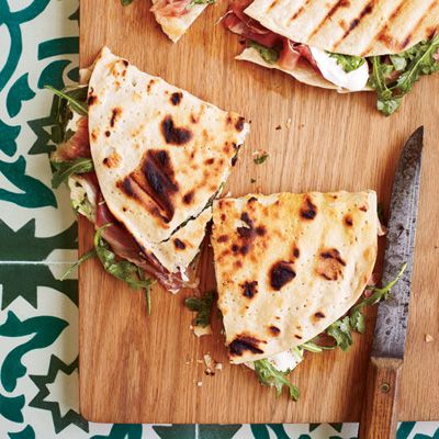 Prosciutto-Mozzarella Piadine Recipe