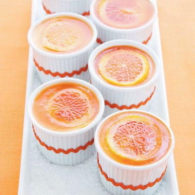 Cheesecake Mousse with Blood Orange Gelée