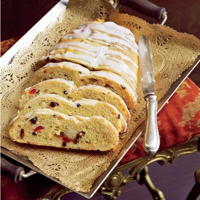 Glazed Fruit Stollen Glazed Fruit Stollen