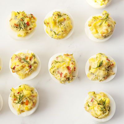 <p>Deviled eggs are a great appetizer at parties and this recipe is particularly easy!</p><br />
<p><b>Recipe: </b><a href="/recipefinder/easy-deviled-eggs-recipe-ghk-0412" target="_blank"><b>Easy Deviled Eggs</b></a></p>