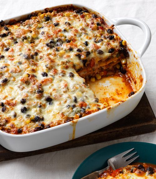 Mexican Black Bean Lasagna image