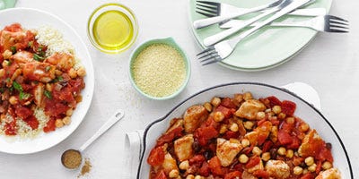 Spiced Chicken and Chickpea Stew