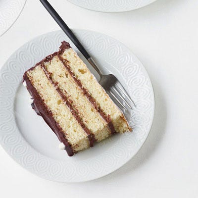 Giant Black-and-White Layer Cake Giant Black-and-White Layer Cake