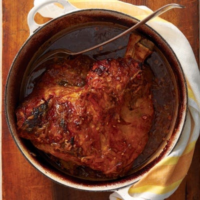 <p>Make an irresistible dinner (or three!) with a slow-cooked pork shoulder that has the perfect flavors for a cool evening. Use this recipe to make open-faced porchetta sandwiches or ribbon pasta with pork ragu. Use the pork skin to make roasted baby potatoes with cracklings and chives.</p>
<p><strong>Recipe:</strong> <a href="http://gogonow.org/recipefinder/braised-pork-shoulder-recipe-mslo0913%22%3E%3Cstrong%3EBraised Pork Shoulder</strong></a></p>