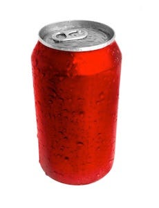 Beverage can, Aluminum can, Red, Colorfulness, Carmine, Maroon, Magenta, Tin, Coquelicot, Cylinder, 