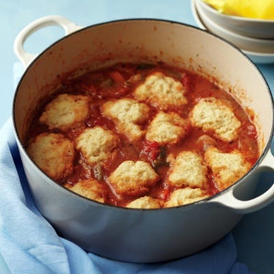 <p>This stew has a zesty New Orleans feel. Ice down the beer and crank up the music!</p>
<p><strong>Recipe:</strong> <a href="http://gogonow.org/recipefinder/chicken-cornmeal-dumplings-recipe-mslo0913%22%3E%3Cstrong%3EChicken with Cornmeal Dumplings</strong></a></p>