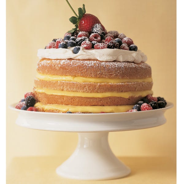 1–2-3–4 Lemon Cake <p>The name of this old-fashioned cake comes from its simple measuring formula: one cup butter, two cups sugar, three cups flour, and four eggs. Our take on the classic offers layers of textures and tastes, with sweetened whipped cream, custardy lemon curd, and fresh mixed berries.</p>
<p><b>Recipe: <a
href="http://gogonow.org/recipefinder/1-2-3-4-lemon-cake-recipe-mslo0314%22%3E1-2-3-4 Lemon Cake</a></b></p>