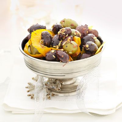 spiced citrus olives