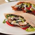 Grill spice-rubbed chicken breasts and tuck them into whole-wheat pitas along with fresh vegetables and a tangy yogurt sauce for a warm-weather, low-fat chicken dinner.<br /><br /><b>Recipe: <a href="/recipefinder/indian-spiced-chicken-pitas-for-two-recipe-6867" target="_blank">Indian-Spiced Chicken Pitas for Two</a></b>
