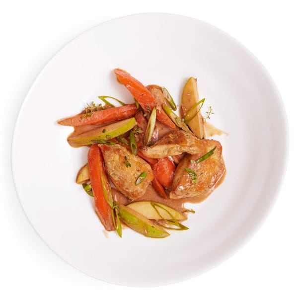Chicken With Apples and Carrots Chicken With Apples and Carrots
