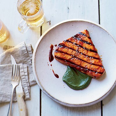 Grilled Swordfish with Miso Sauce Grilled Swordfish with Miso Sauce