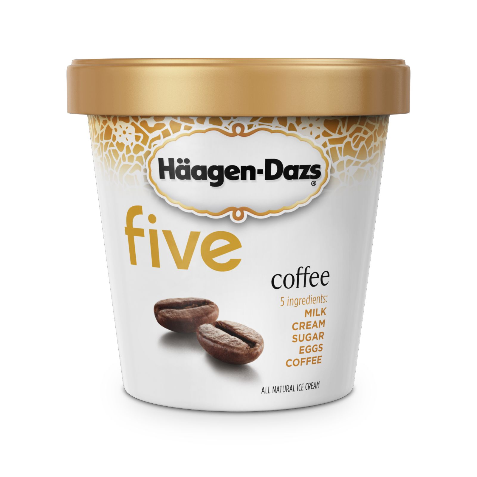 Haagen dazs coffee 2025 ice cream caffeine