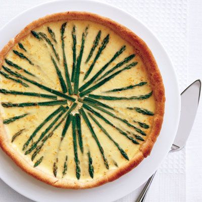 fontina asparagus tart