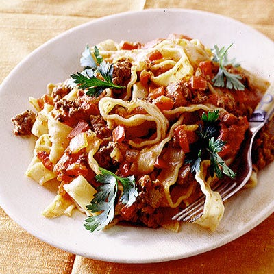 Mafalda with Lamb and Mint
