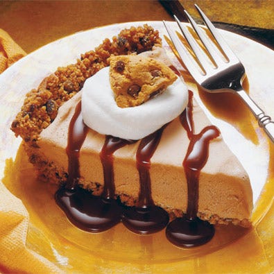 This heavenly dessert is a dream come true for chocolate fans
<br><br>
<a href="http://www.quickandsimple.com/recipefinder/chocolate-pie"
target="_blank">Get this recipe!</a>
