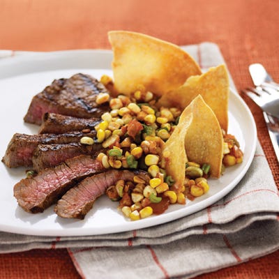 Chipotle Steak and Corn Salsa From Good Housekeeping Recipes