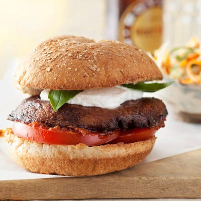 Portobello Pesto Burgers