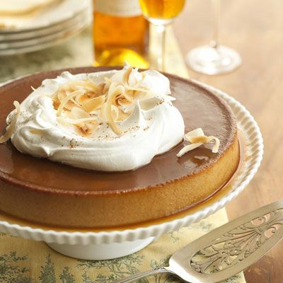 thanksgiving, dessert, pumpkin creme caramel