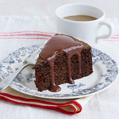 Chocolate Cake with Chocolate-Orange Sauce