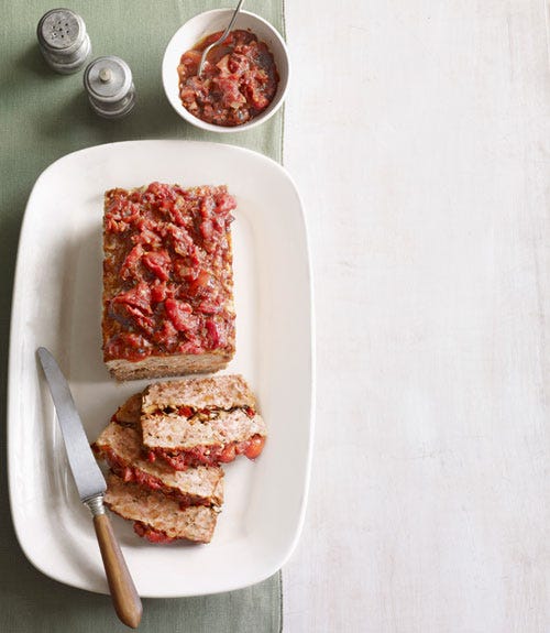 Turkey Meatloaf with Spicy Tomato Jam