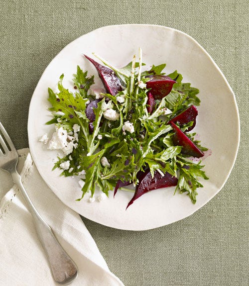 Roasted Beet and Mizuna Salad  Roasted Beet and Mizuna Salad 54f8cfa3da599   march recipes beet salad 0311 xl