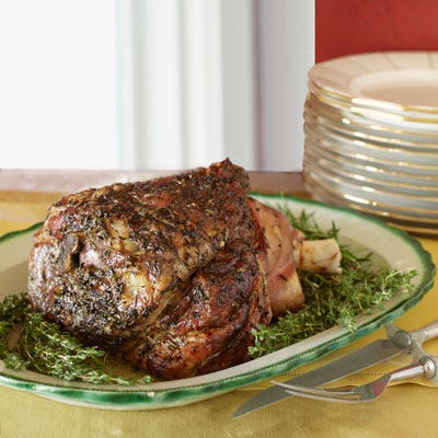 Baked Fresh Ham with Herbes de Provence