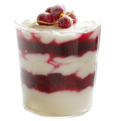 Cranberry-Lemon Pudding